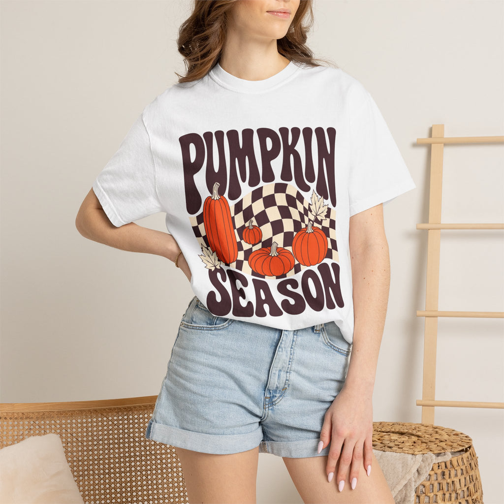 Pumpkin Season T-Shirt — Retro Fall Pumpkin Graphic Tee