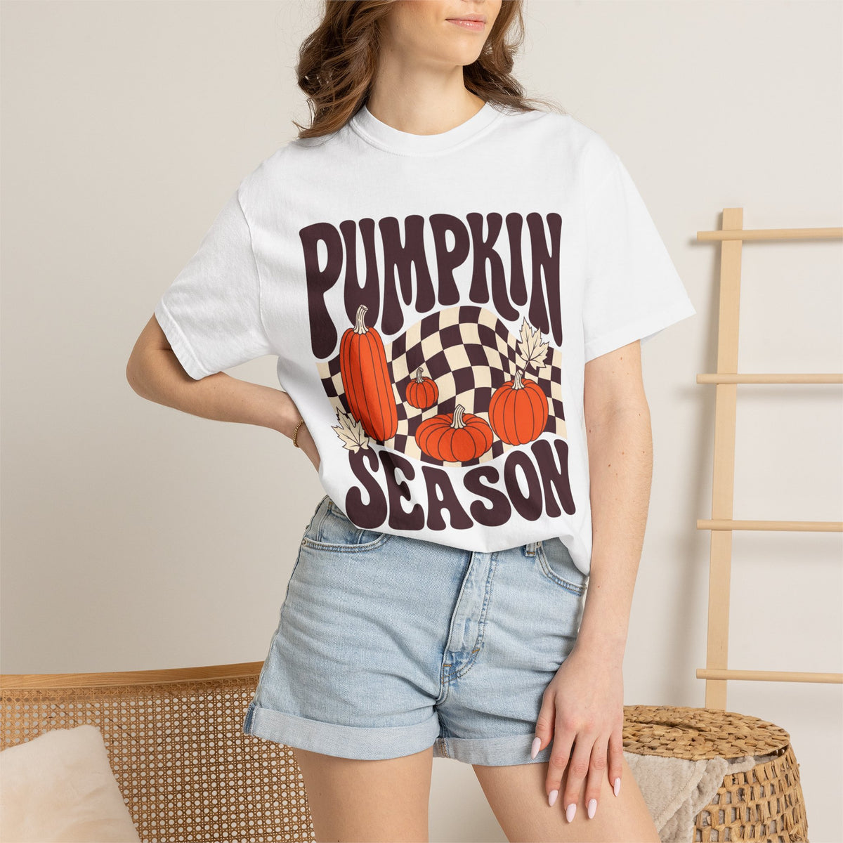 Pumpkin Season T-Shirt — Retro Fall Pumpkin Graphic Tee