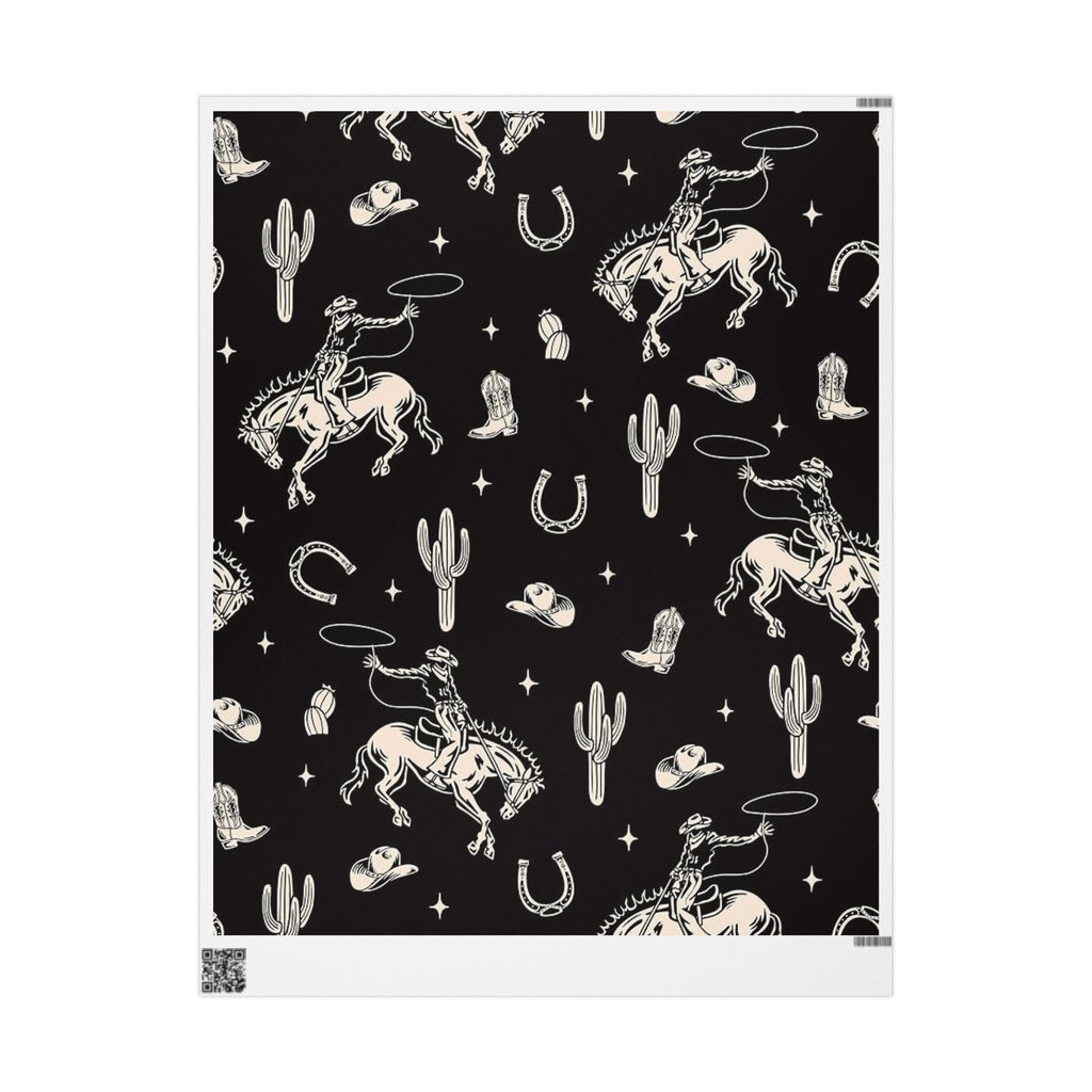 Western Cowboy Wrapping Paper