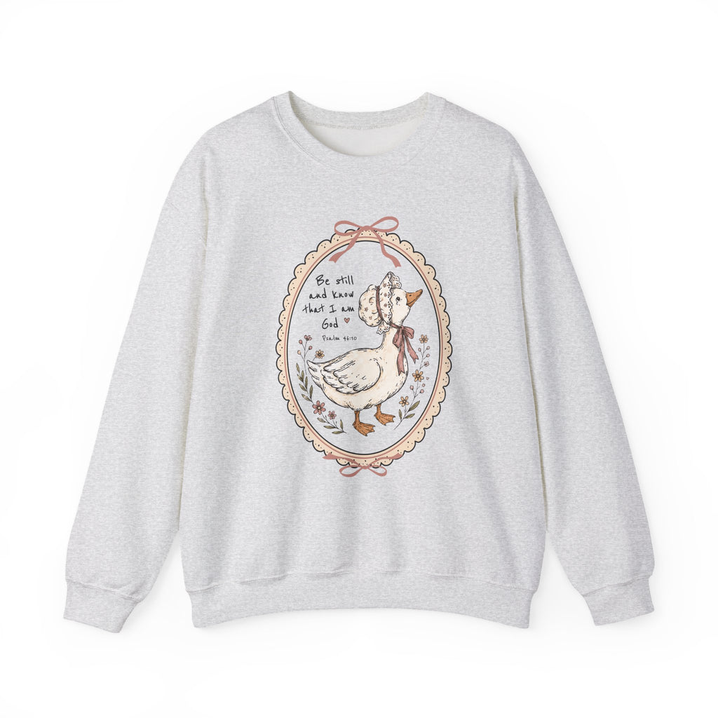 Be Still and Know That I Am God Crewneck Sweatshirt
