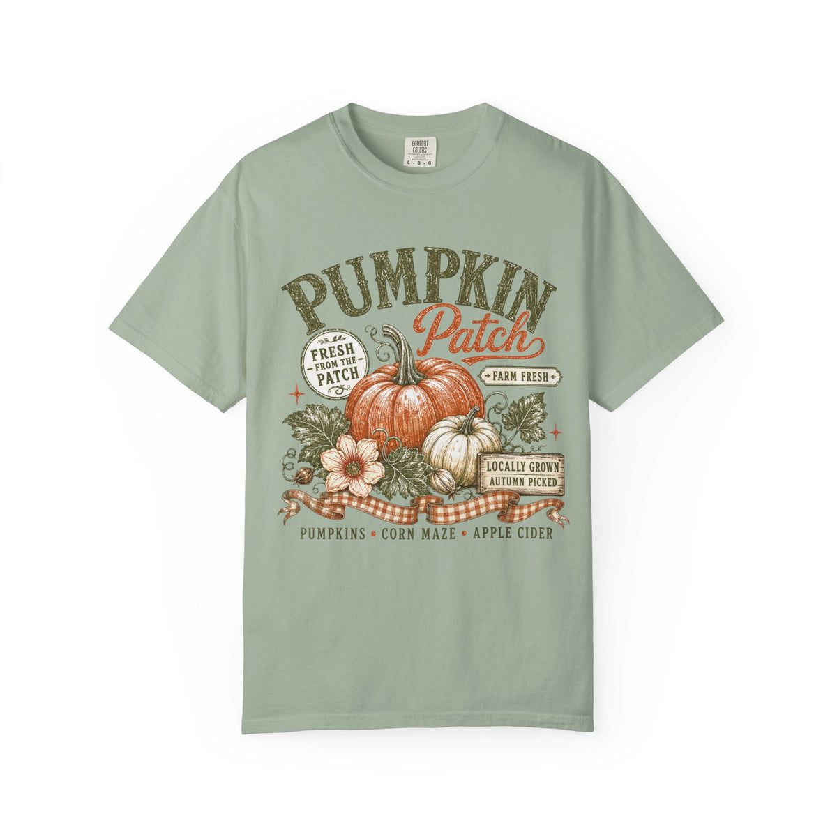 Pumpkin Patch T-Shirt — Vintage Fall Harvest Tee (Pumpkins • Apple Cider)
