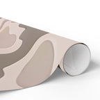 Neutral Camouflage Wrapping Paper