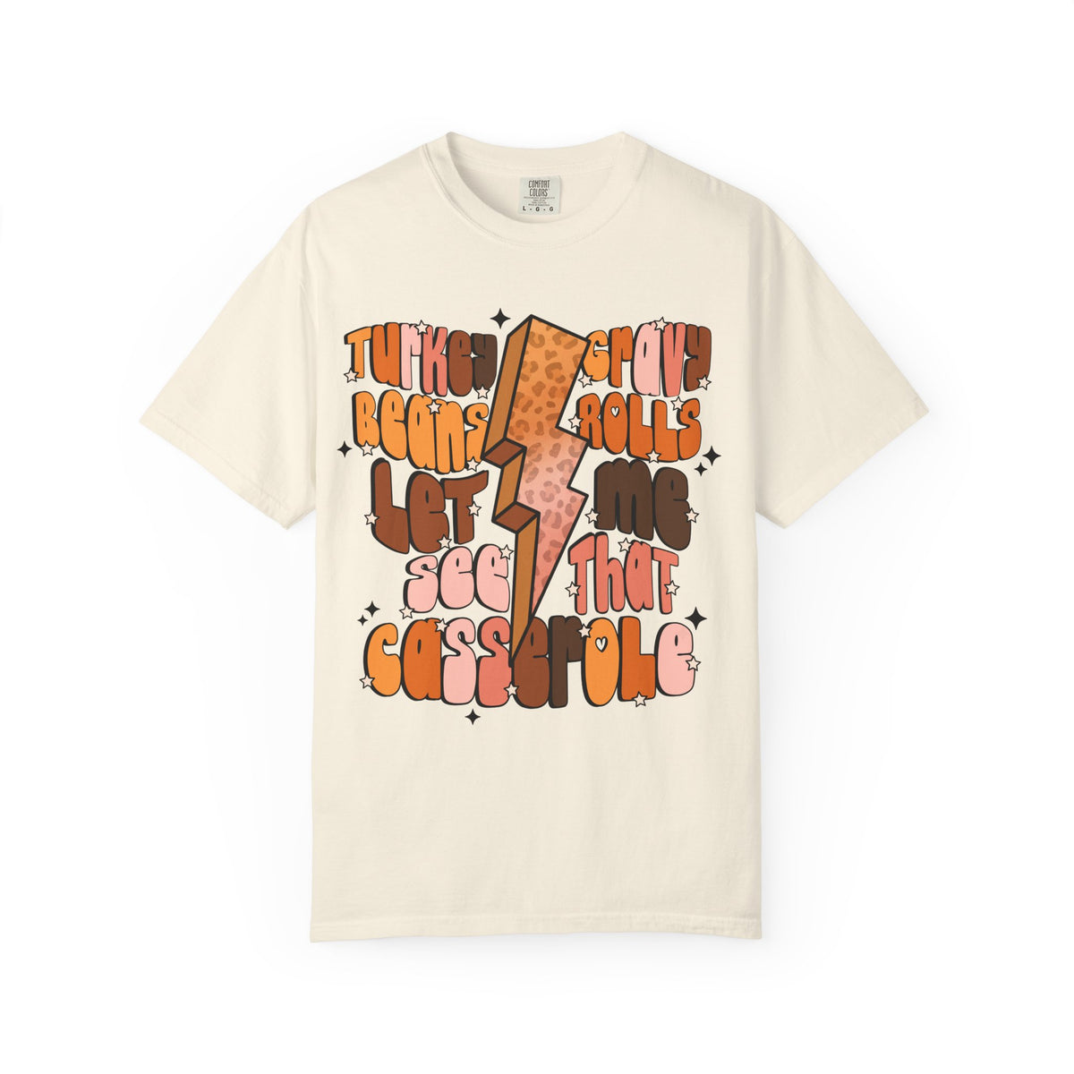 Thanksgiving T-Shirt — "Let’s See That Casserole" Retro Quote Tee