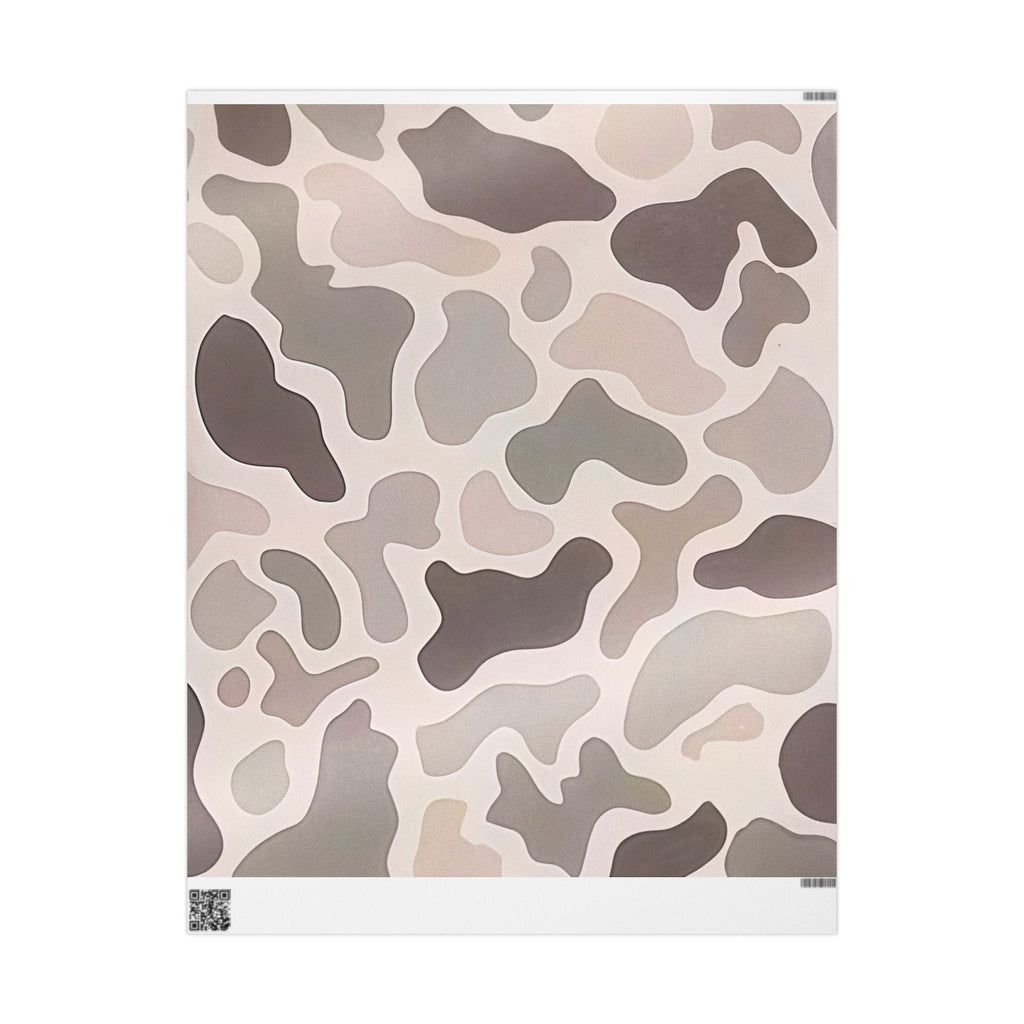 Neutral Camouflage Wrapping Paper