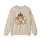 Pumpkin Season Sweatshirt - Leopard Bow Fall Crewneck