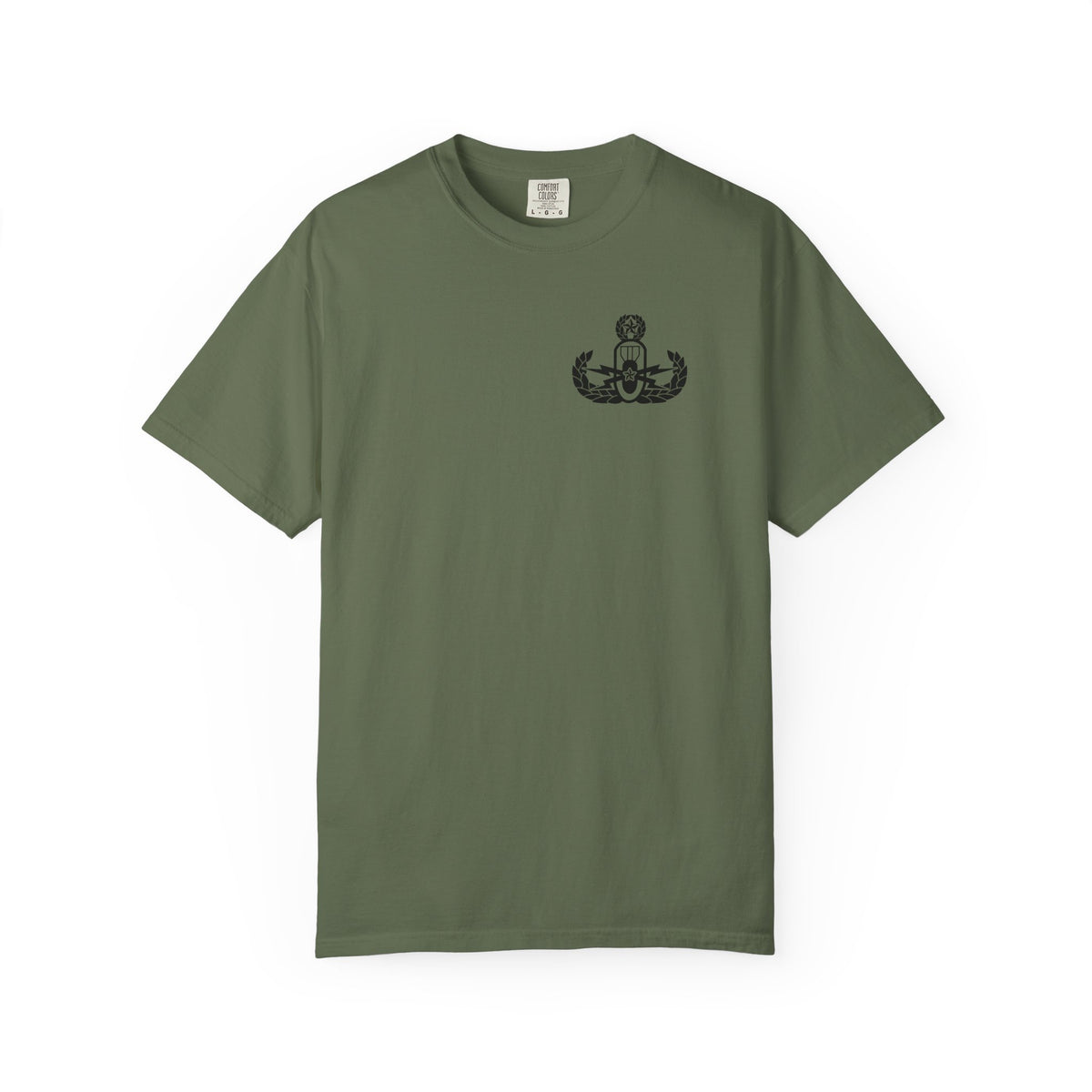 EOD Military Athlete T-Shirt — Vintage Anchor Emblem Front, 'MILITARY ATHLETE' Back