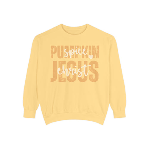 Christian Sweatshirt — Pumpkin Spice Jesus Christ Graphic Pullover