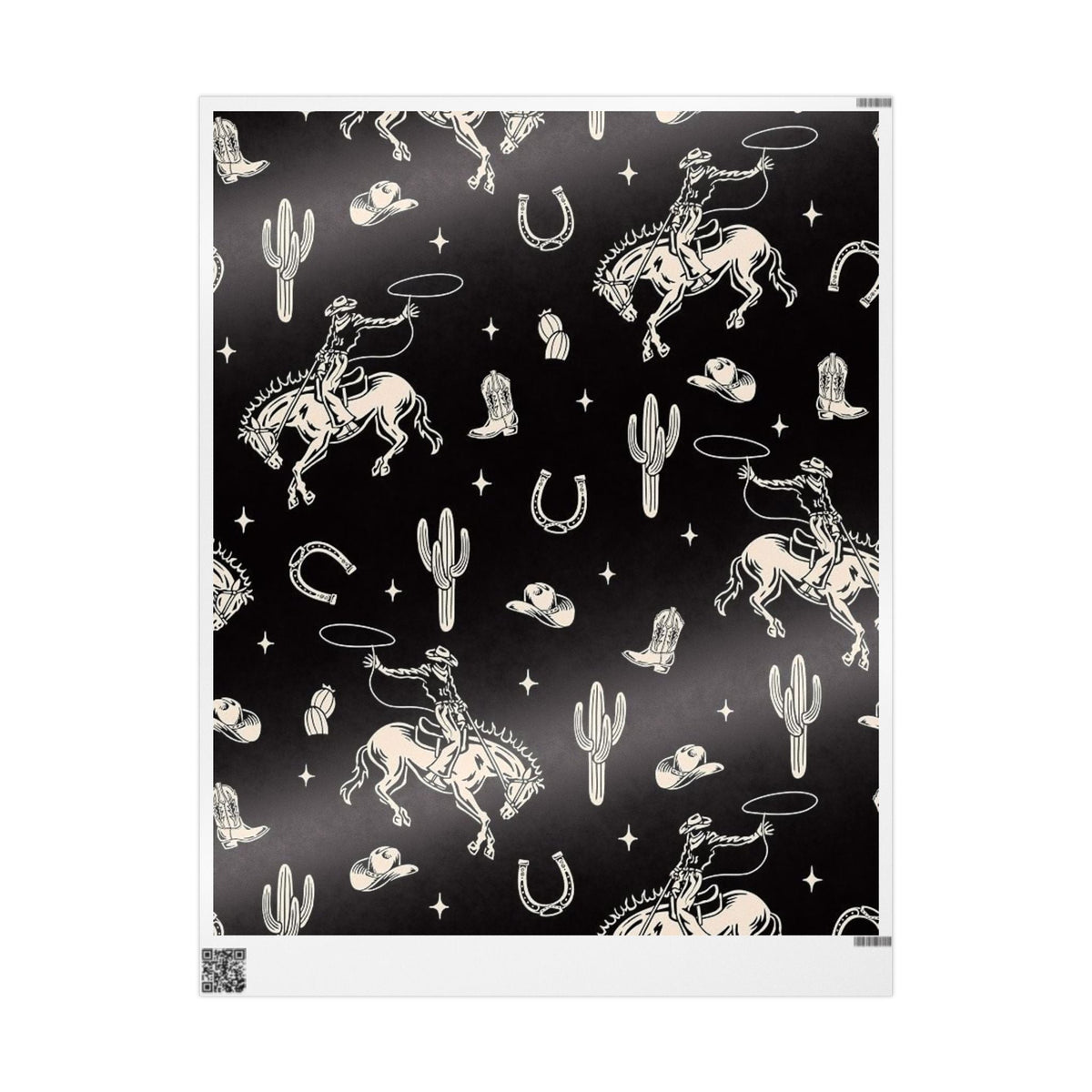 Western Cowboy Wrapping Paper