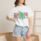 Merry Christmas Tree Graphic T-Shirt