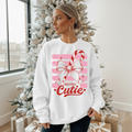 Christmas Cutie Candy Cane Sweatshirt