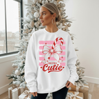 Christmas Cutie Candy Cane Sweatshirt