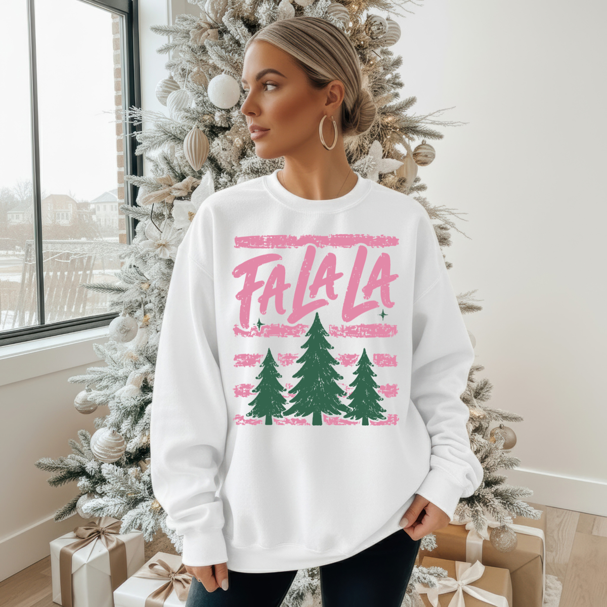 Fa La La Christmas Tree Sweatshirt