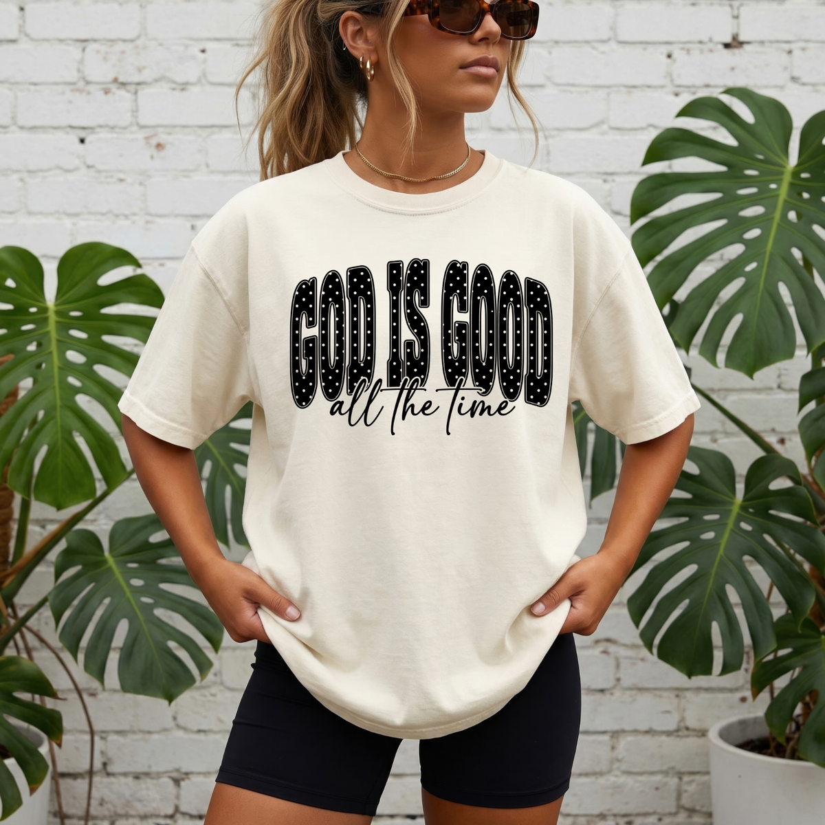 God Is Good All the Time Christian Faith T-Shirt