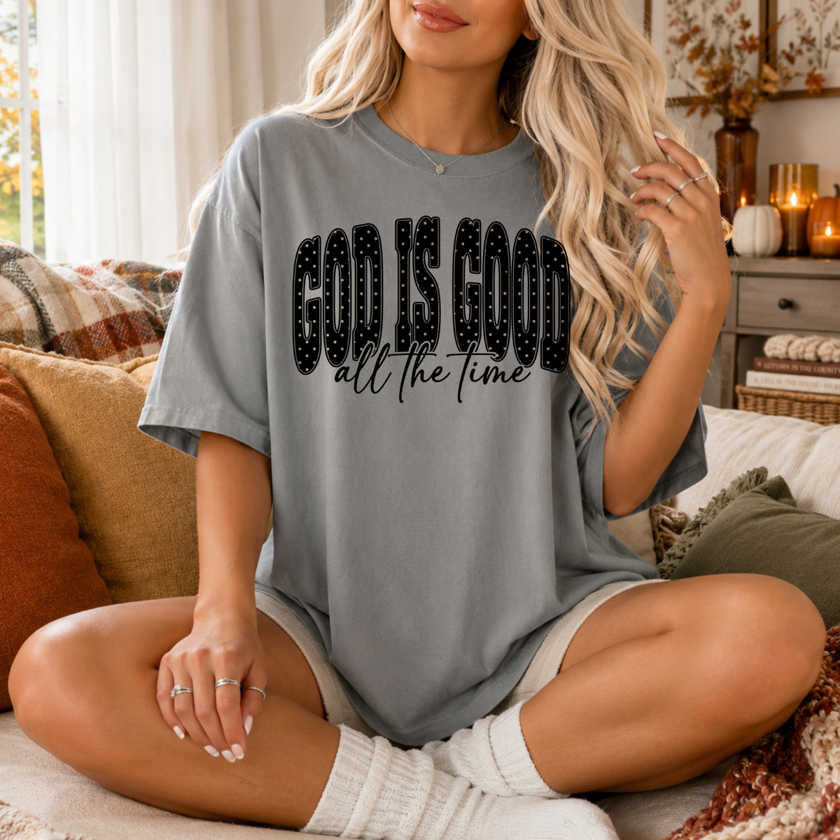 God Is Good All the Time Christian Faith T-Shirt