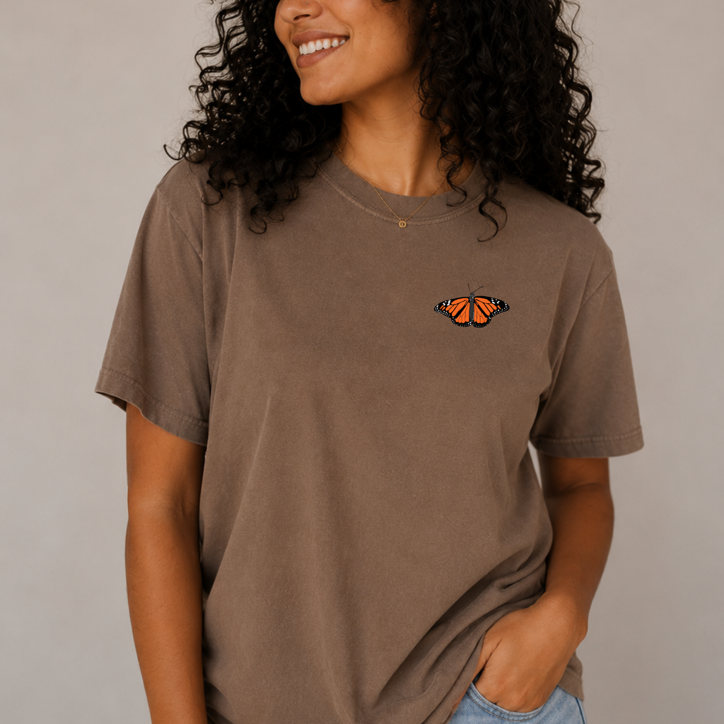 There Was Jesus Butterfly Christian T-Shirt