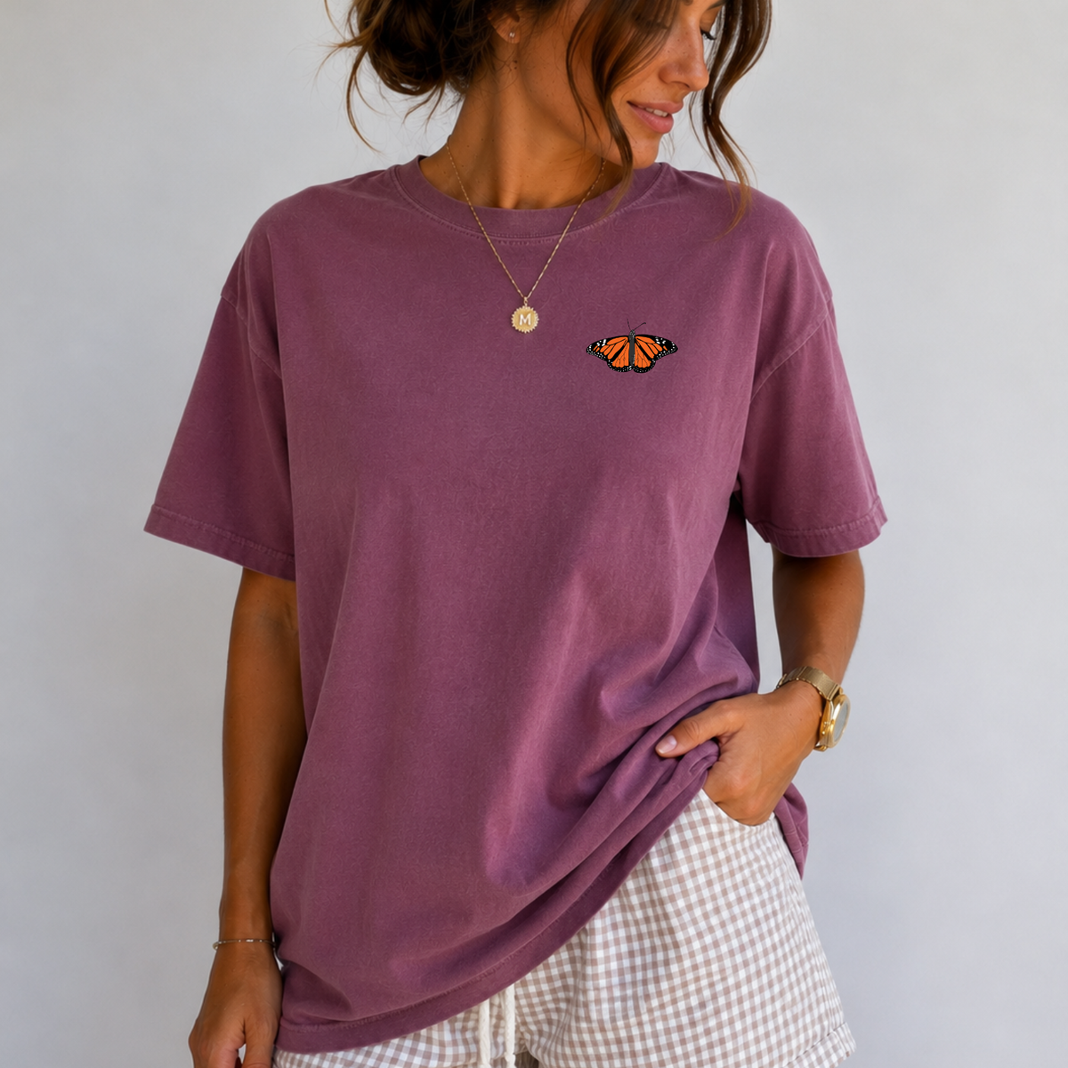 There Was Jesus Butterfly Christian T-Shirt