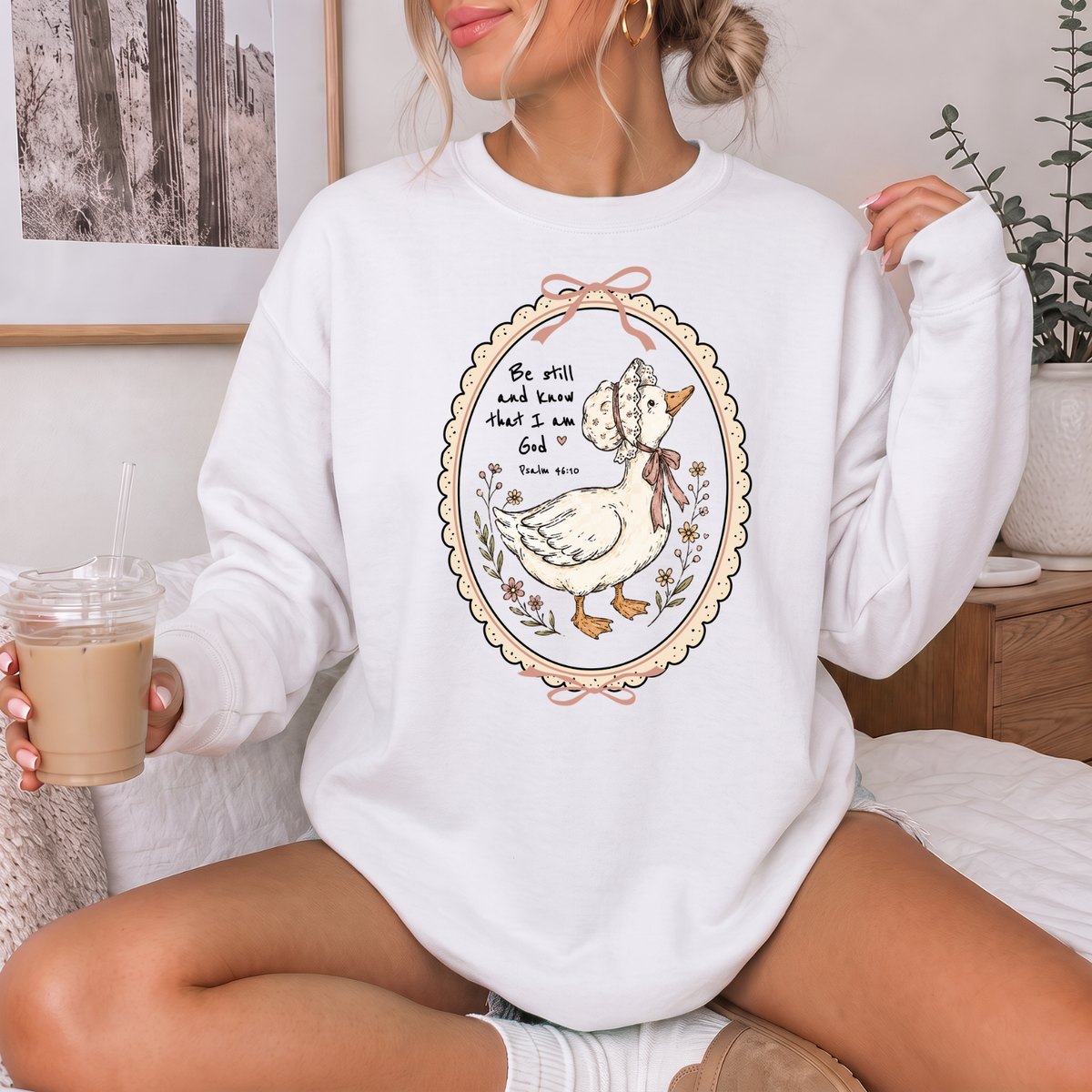 Be Still and Know That I Am God Crewneck Sweatshirt