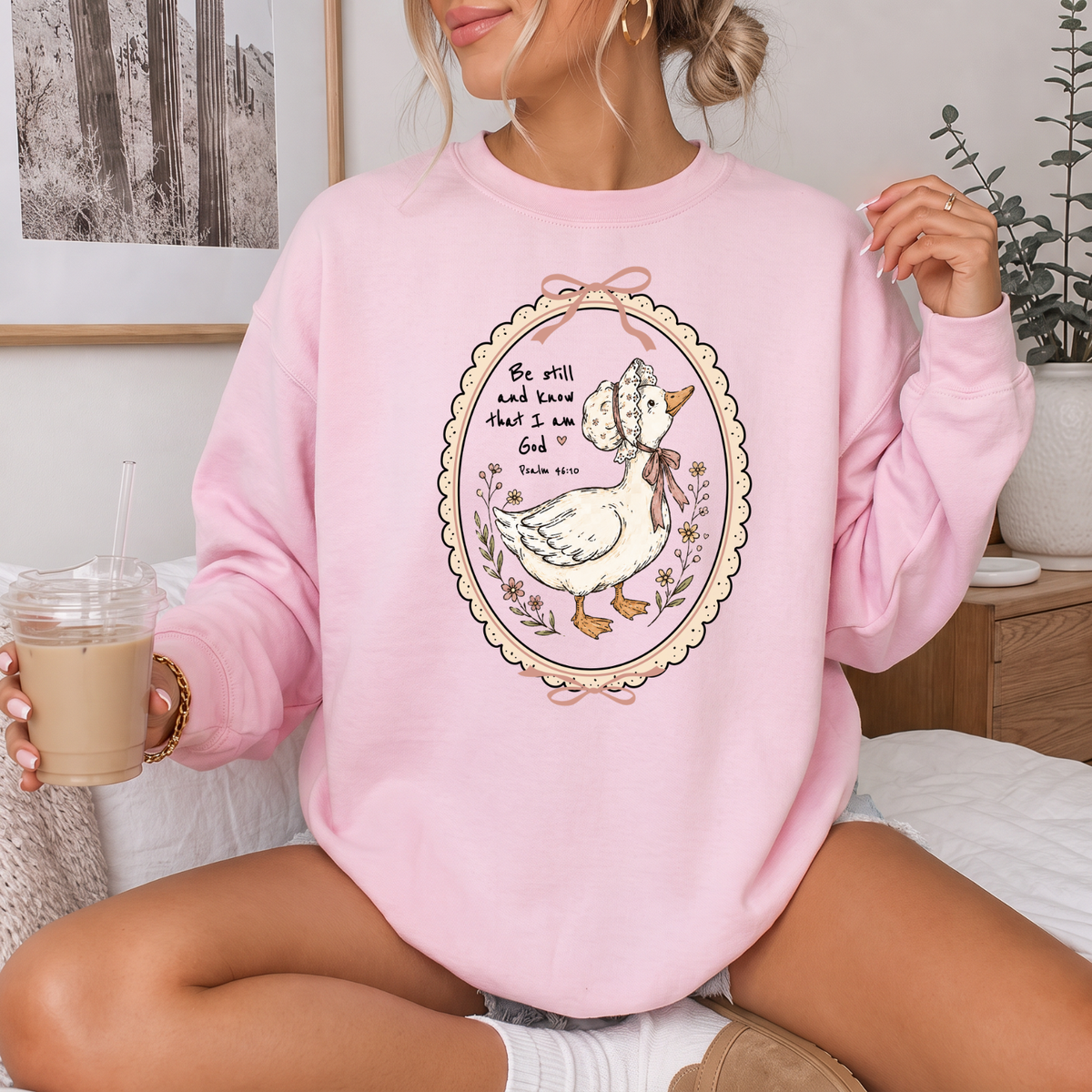 Be Still and Know That I Am God Crewneck Sweatshirt