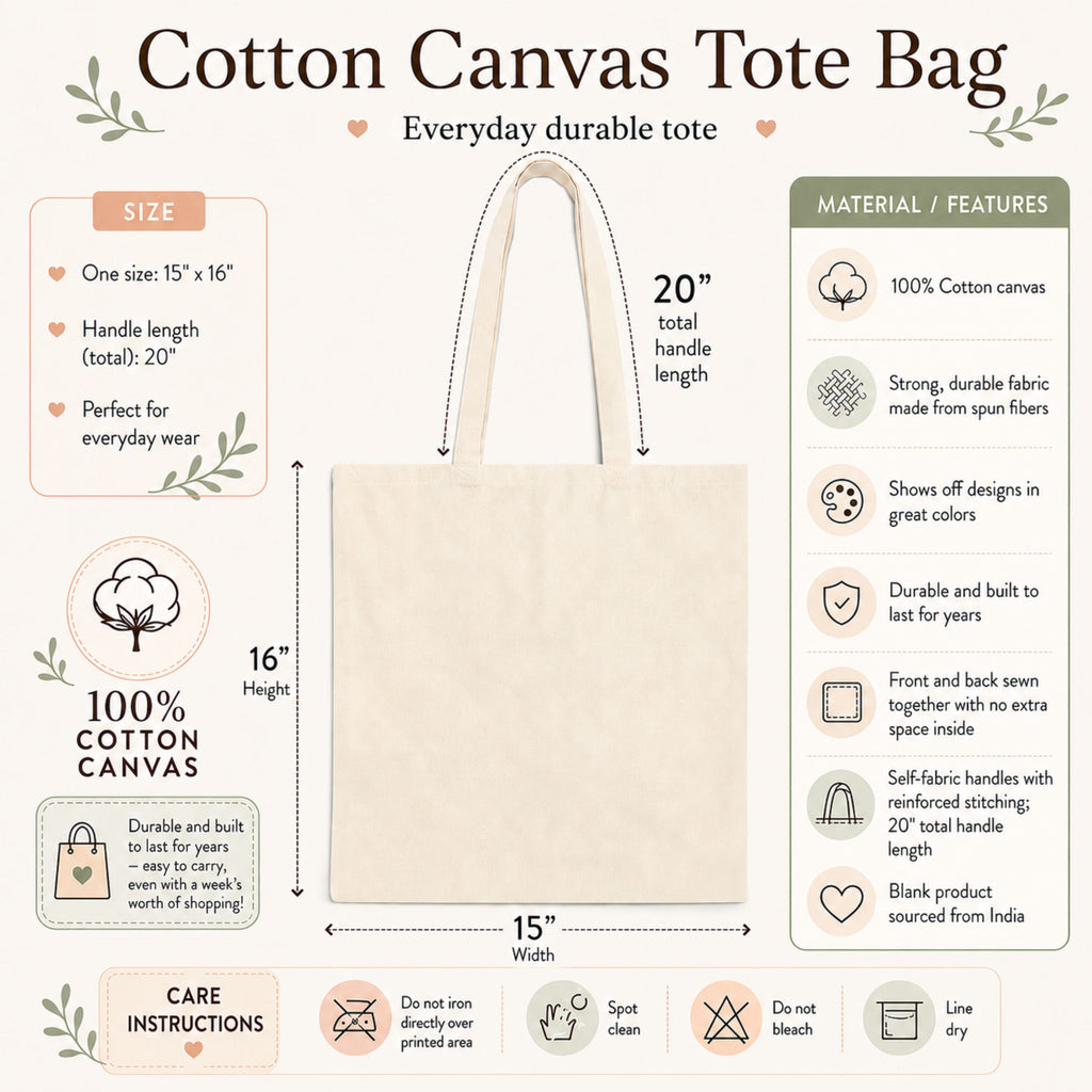 No Diggity, ’Bout to Bag It Up Canvas Tote Bag