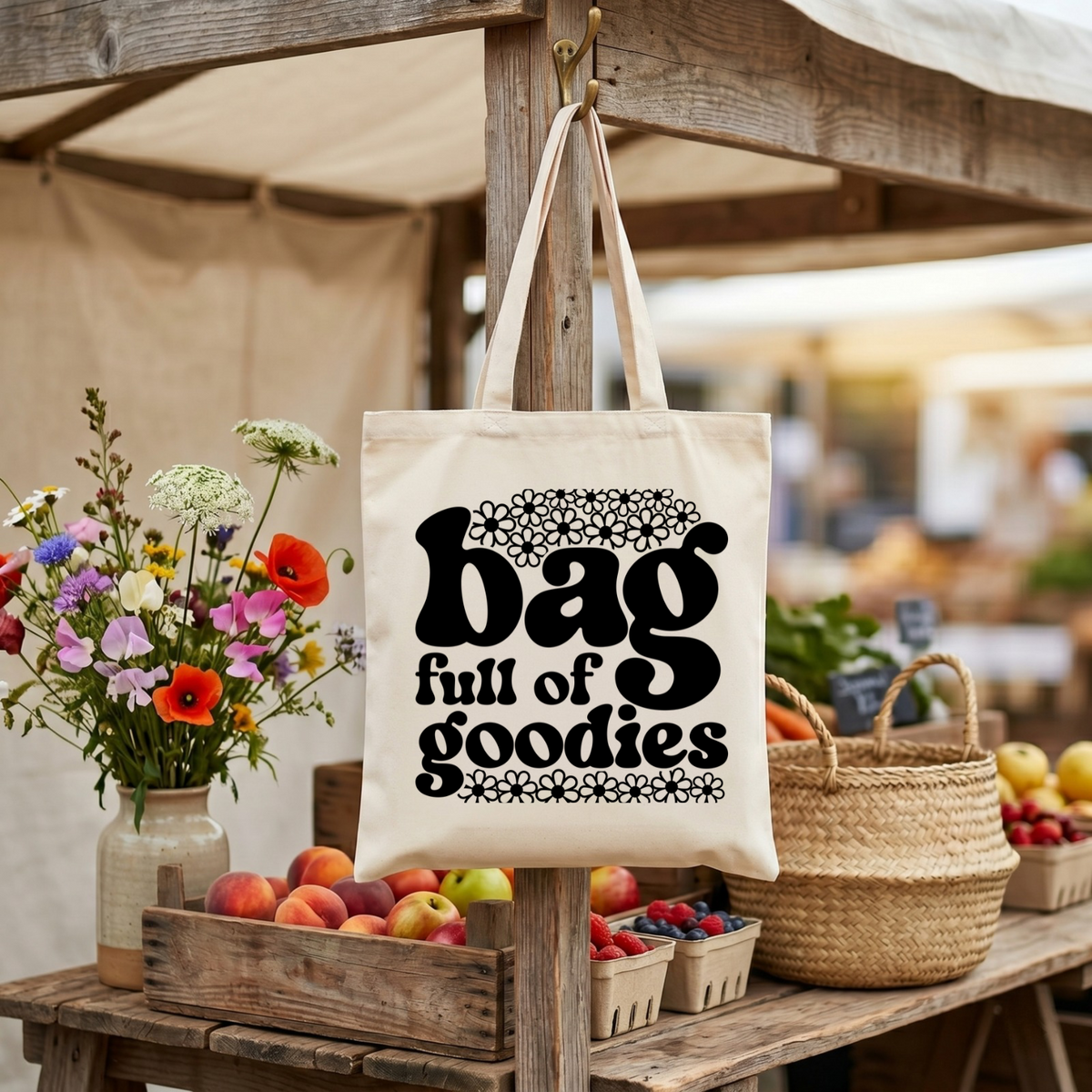 Bag Full of Goodies Canvas Tote Bag