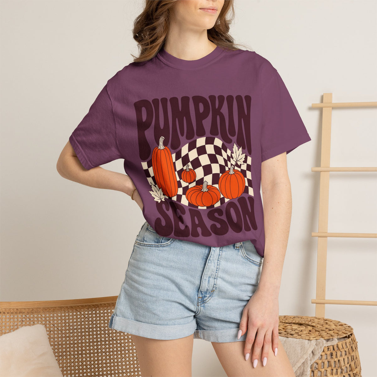 Pumpkin Season T-Shirt — Retro Fall Pumpkin Graphic Tee