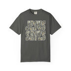 Jesus Saves T-Shirt — Camouflage Faith Graphic Tee