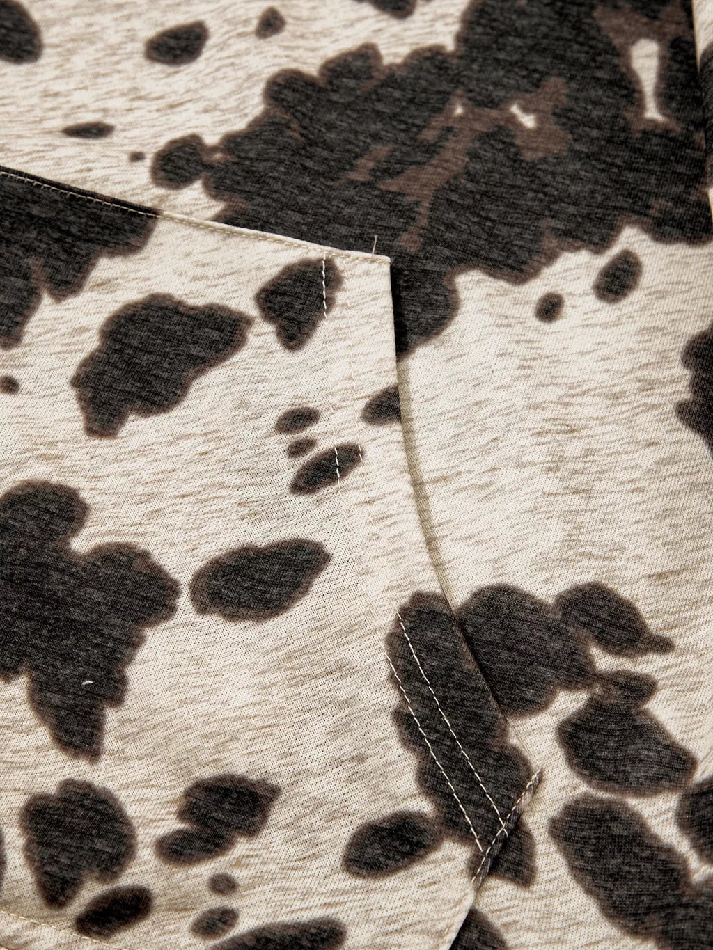 Multicolour Western Print Long Sleeve Pocket Regular Fit Hoodie