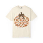 Pumpkin Season T-Shirt — Fall Graphic Tee with Leopard Bow