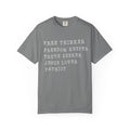 Patriot Text Tee - "Free Thinker, Freedom Keeper, Truth Seeker, Jesus Lover"