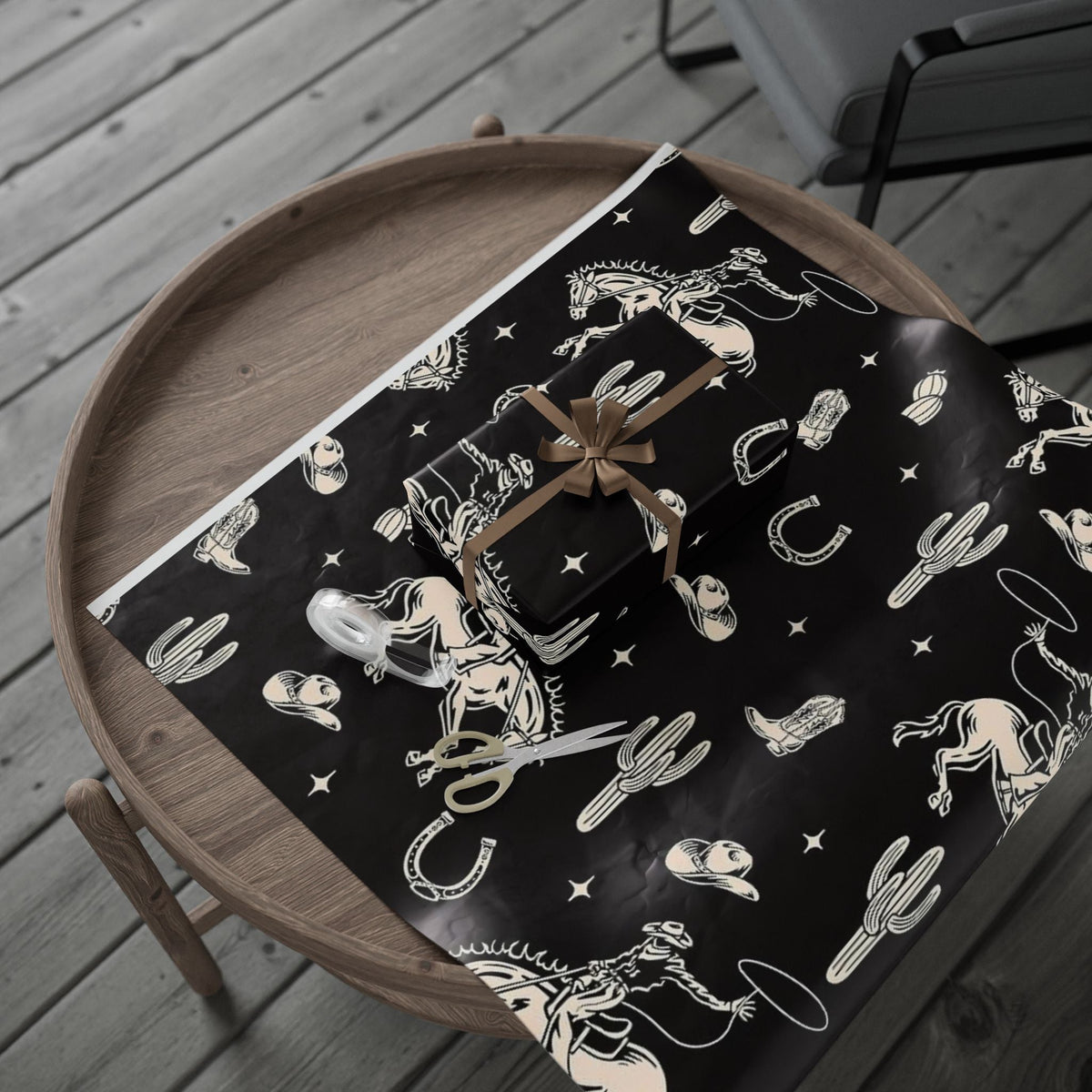 Western Cowboy Wrapping Paper