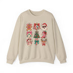 Christmas Holiday Icons Crewneck Sweatshirt