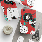 Casino Games Wrapping Paper