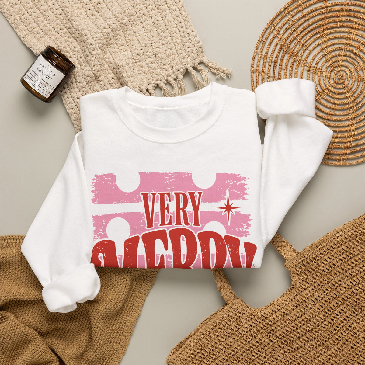 Very Merry Crewneck Sweatshirt