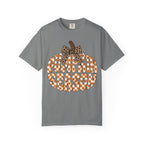 Pumpkin Season T-Shirt — Fall Graphic Tee with Leopard Bow