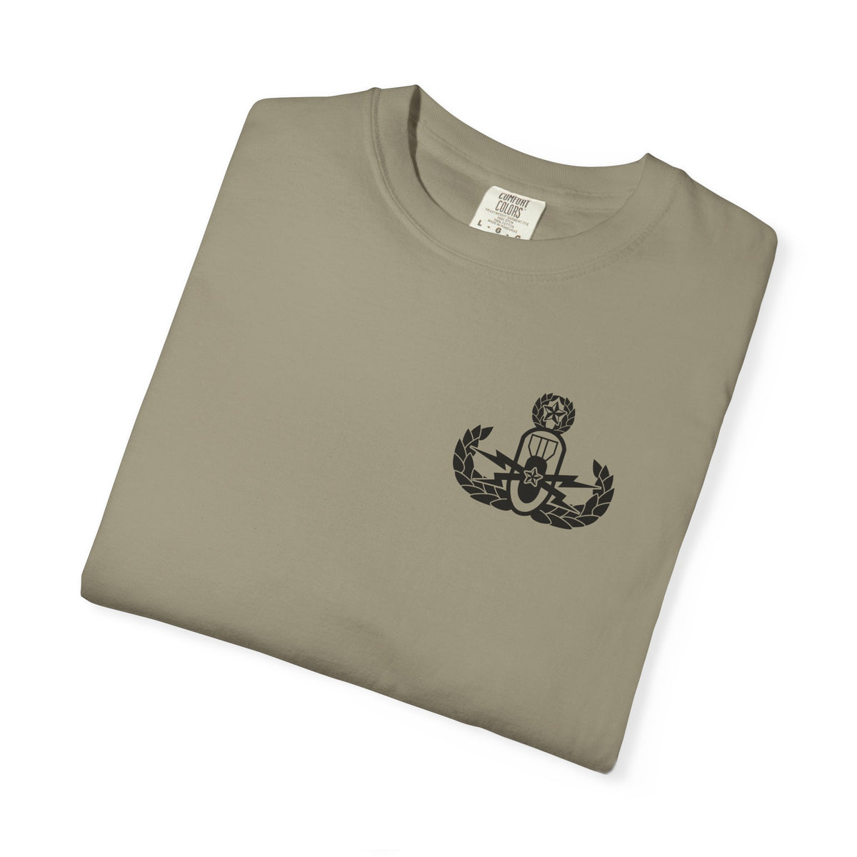 EOD Military Athlete T-Shirt — Vintage Anchor Emblem Front, 'MILITARY ATHLETE' Back