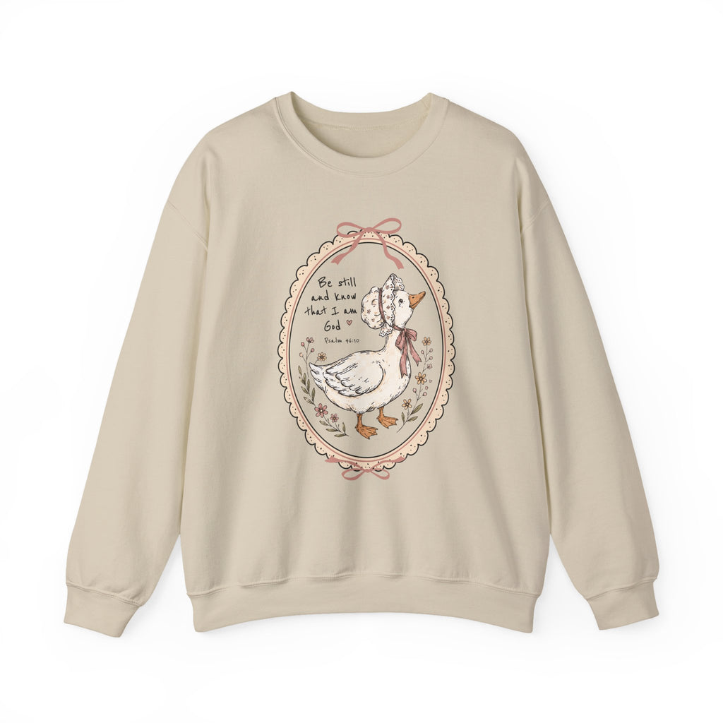 Be Still and Know That I Am God Crewneck Sweatshirt