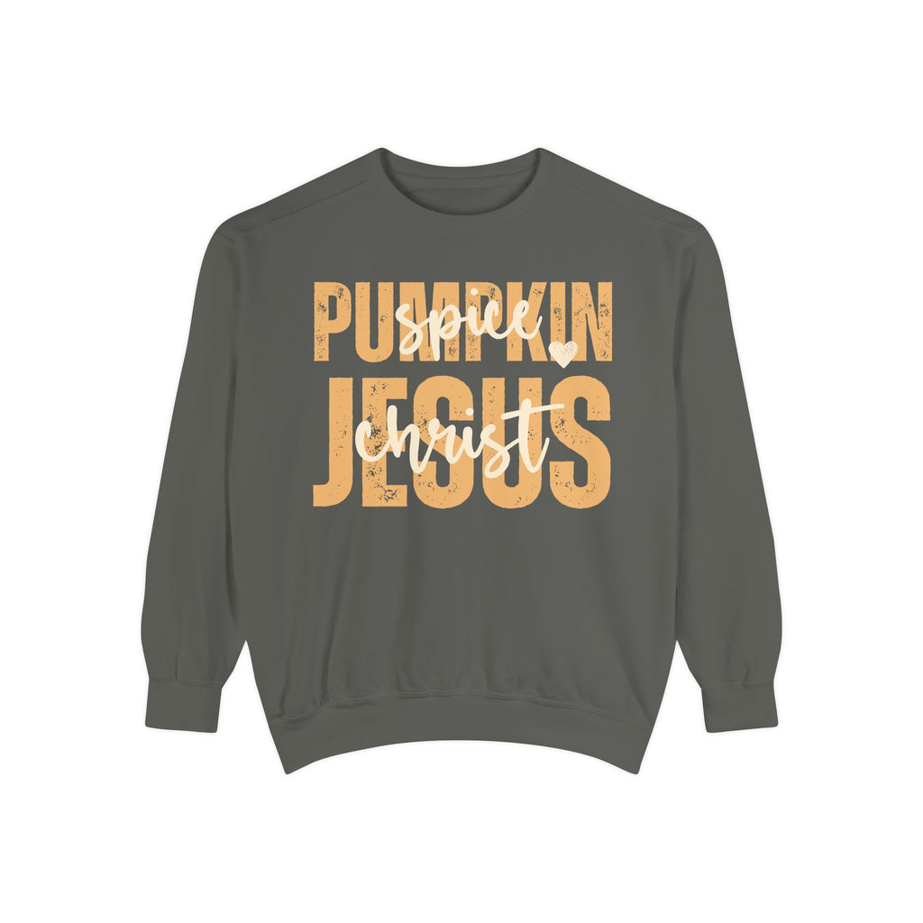 Christian Sweatshirt — Pumpkin Spice Jesus Christ Graphic Pullover