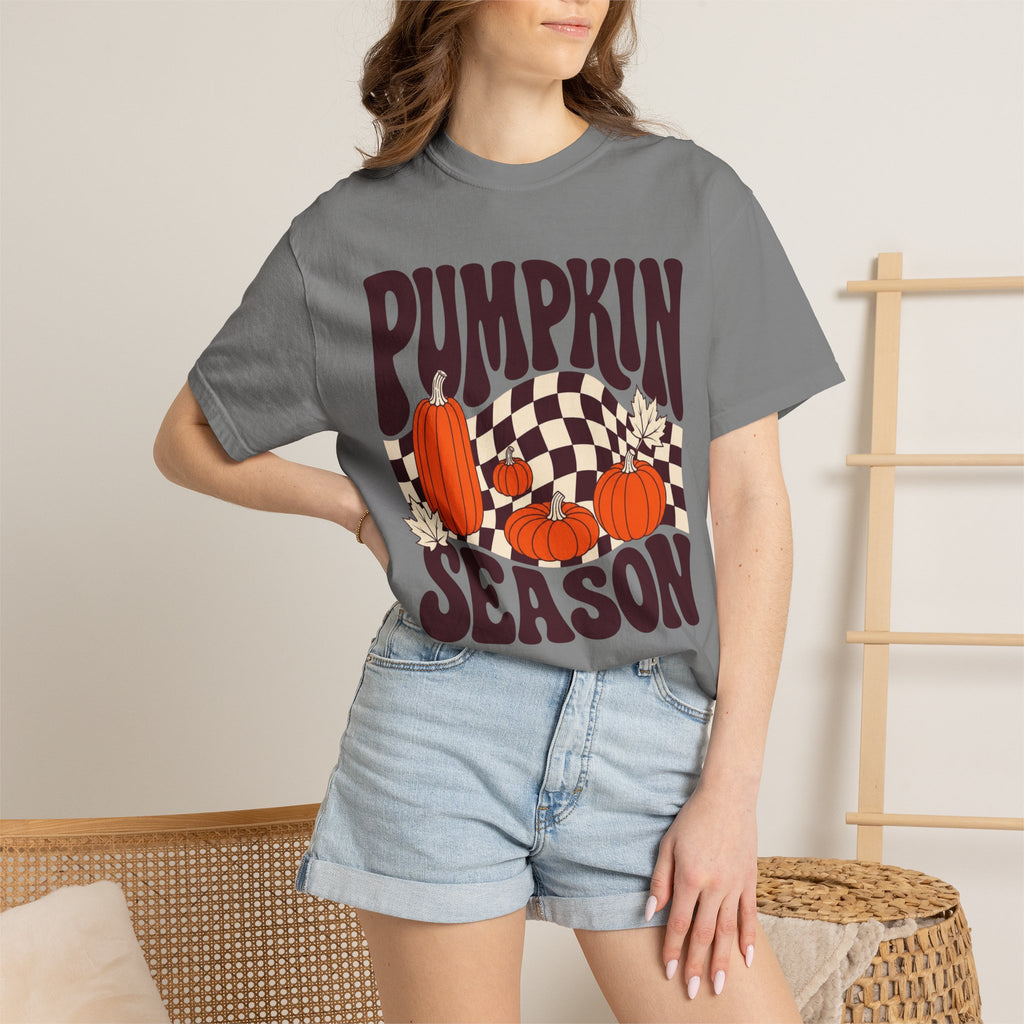 Pumpkin Season T-Shirt — Retro Fall Pumpkin Graphic Tee