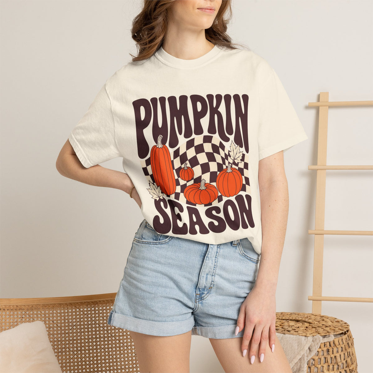 Pumpkin Season T-Shirt — Retro Fall Pumpkin Graphic Tee