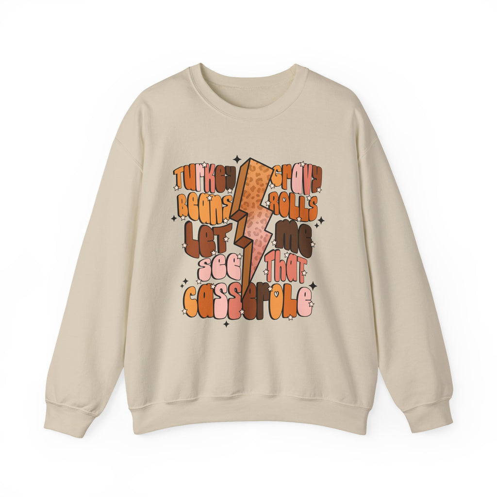 Thankful, Grateful, Blessed Thanksgiving Crewneck Sweatshirt