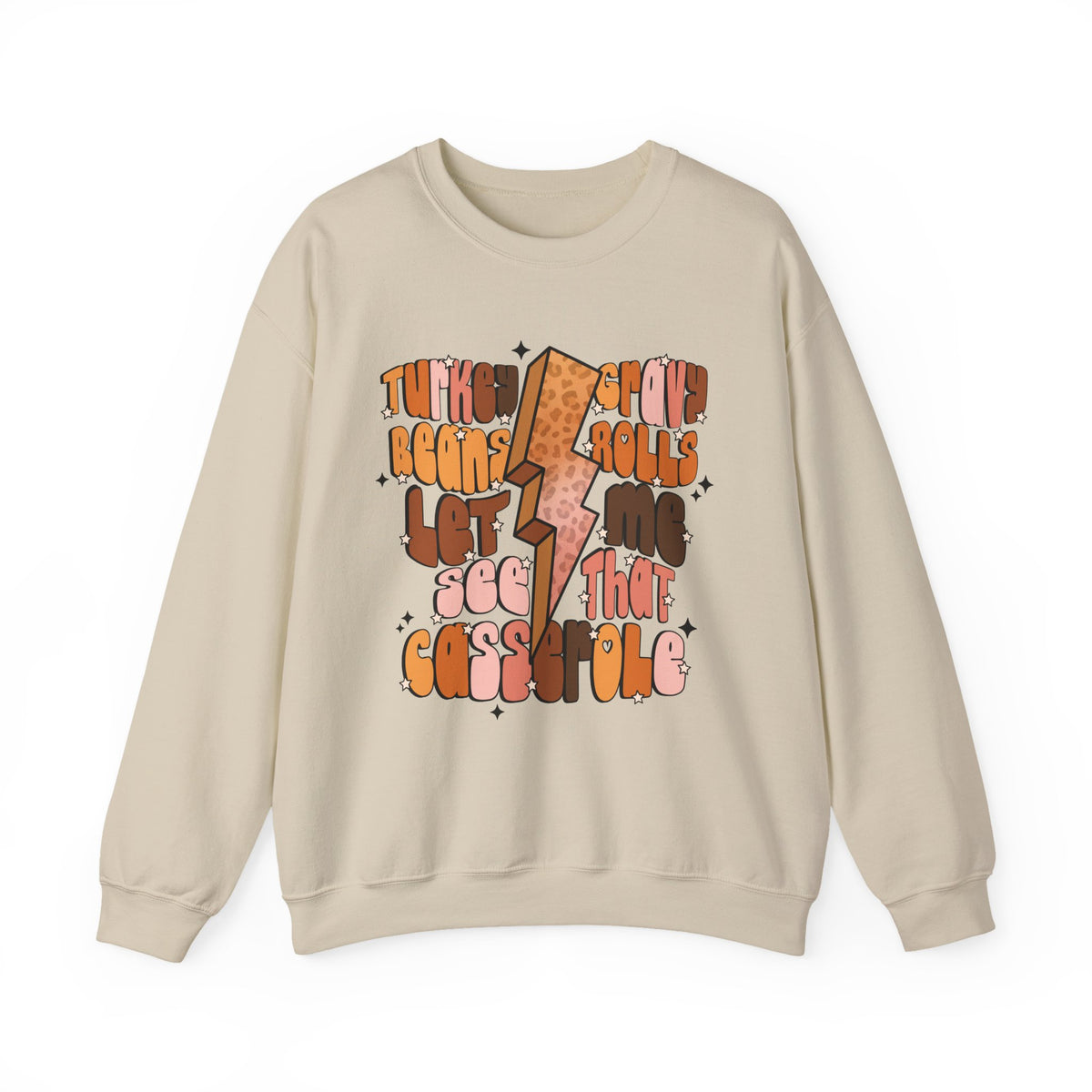 Thankful, Grateful, Blessed Thanksgiving Crewneck Sweatshirt