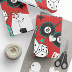 Casino Games Wrapping Paper