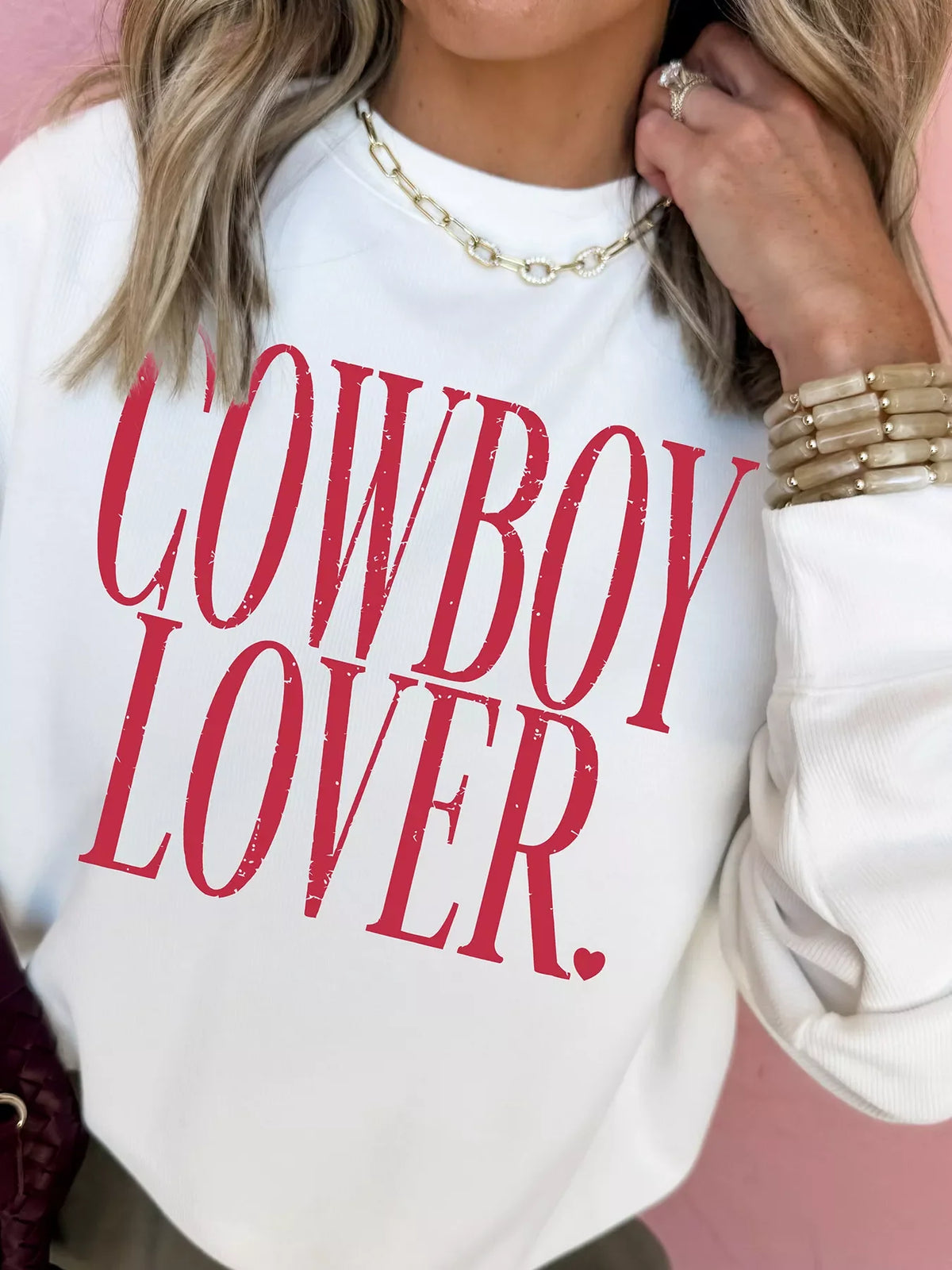 Cowboy Lover Graphic Crewneck Sweatshirt