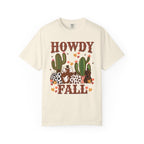 Howdy Fall T-Shirt — Western Cactus Pumpkin Autumn Tee